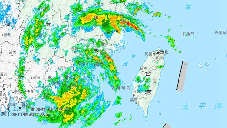 颱風(fēng)「?？乖趶V東省饒平縣沿海再次登陸