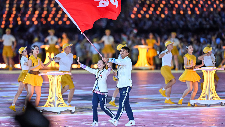 圖集｜杭州亞運揭幕 姚錦成莫宛螢任持旗手 霍啟剛：有信心港隊能發(fā)揮最佳表現(xiàn)