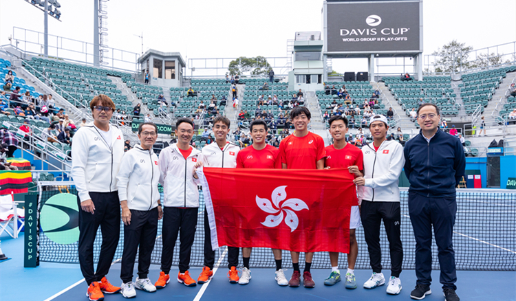 臺維斯盃「雙黃組合」後上奪勝  港隊3:1贏津巴布韋成功護級