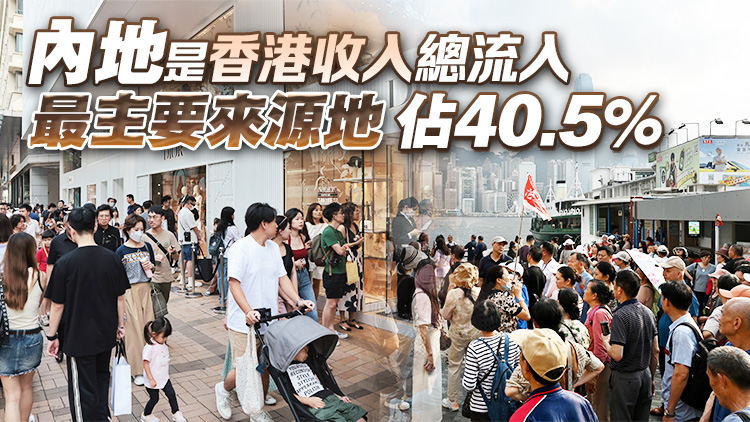 首季香港本地居民總收入8310億元 按年升9.6% 佔(zhàn)GDP 8.0%