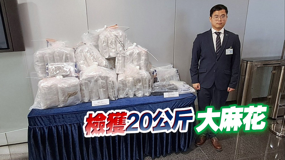 警方搗破落馬洲及元朗毒品倉 拘2男 檢值547萬大麻花