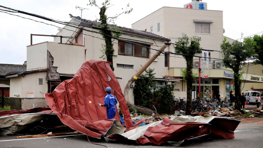 颱風(fēng)「珊珊」在日本造成7死127傷